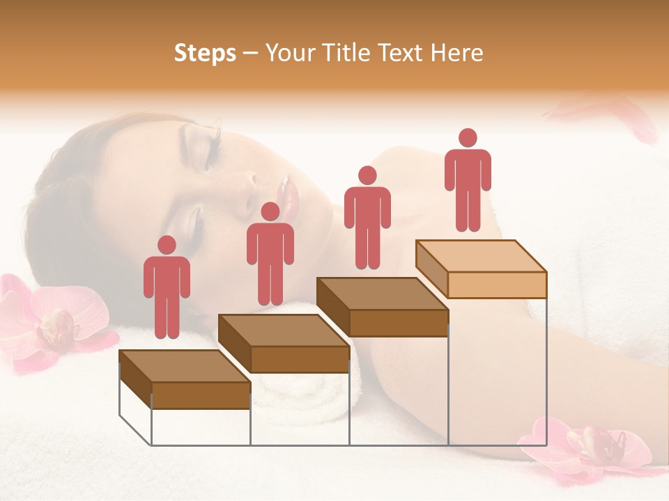 Woman Consumption Masseur PowerPoint Template