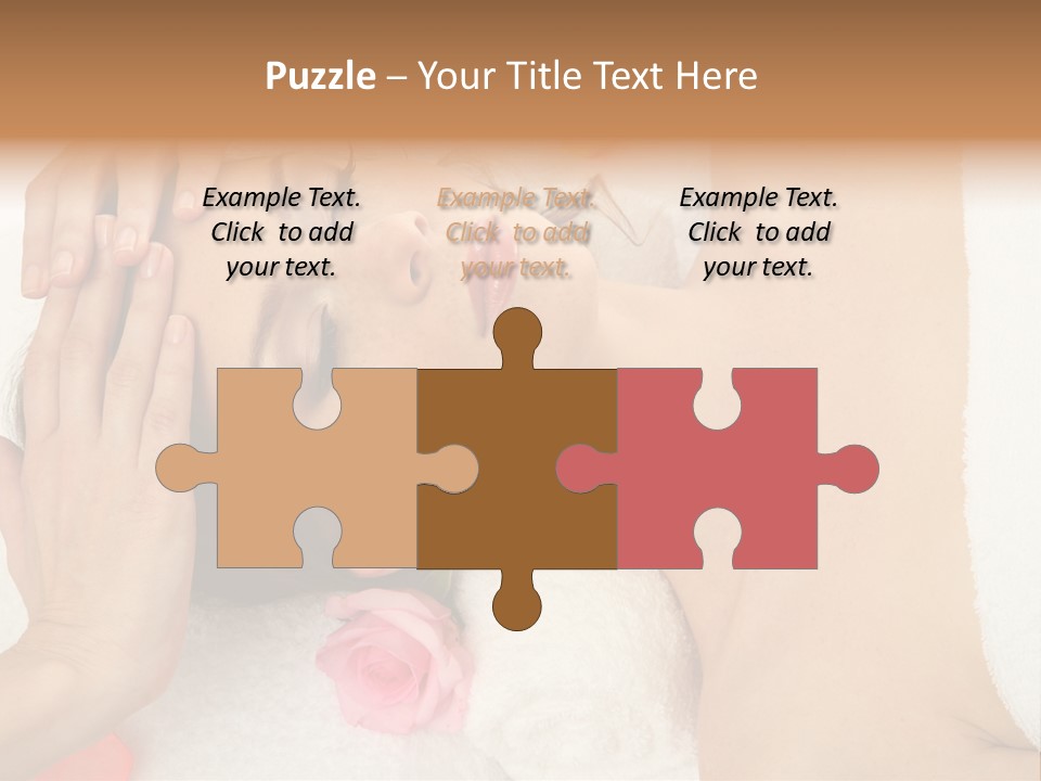 Masseur Hygiene Lying PowerPoint Template