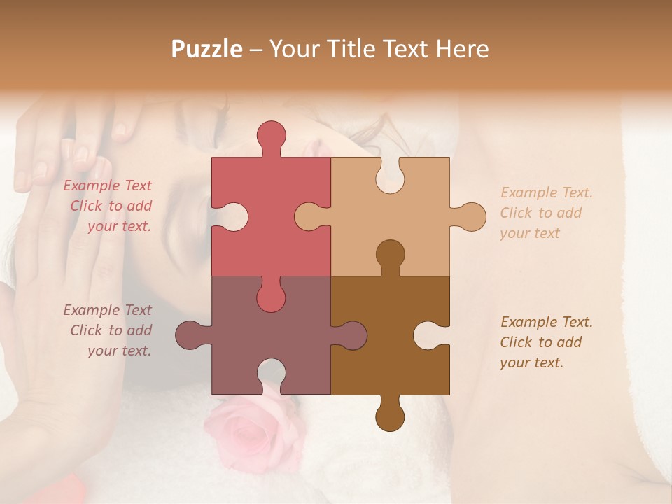 Masseur Hygiene Lying PowerPoint Template