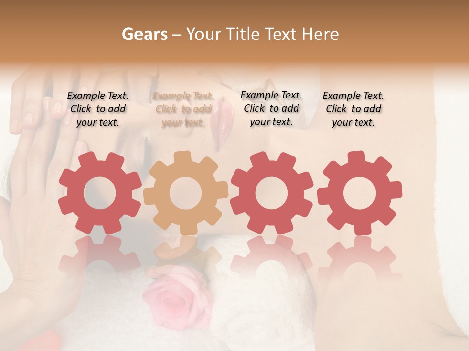 Masseur Hygiene Lying PowerPoint Template