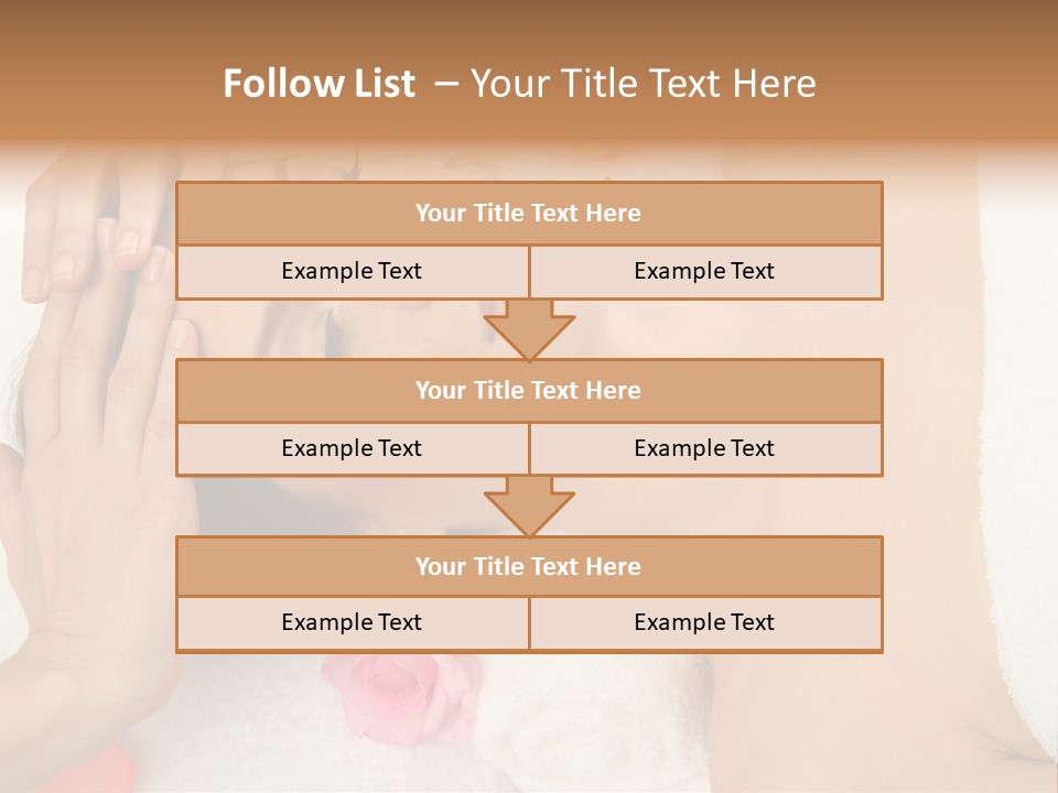 Masseur Hygiene Lying PowerPoint Template