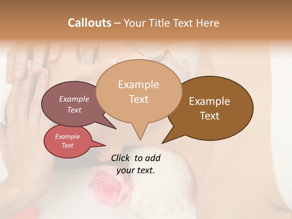 Masseur Hygiene Lying PowerPoint Template