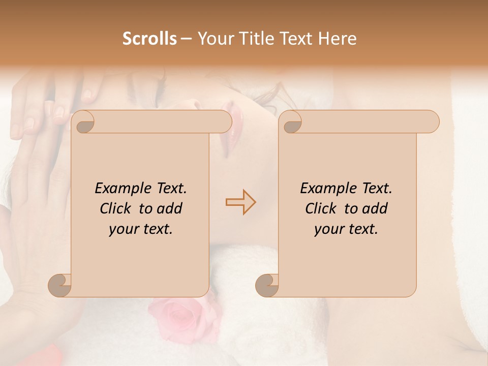 Masseur Hygiene Lying PowerPoint Template