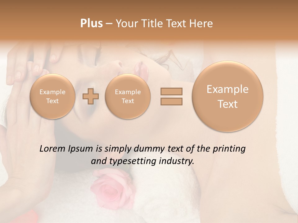 Masseur Hygiene Lying PowerPoint Template