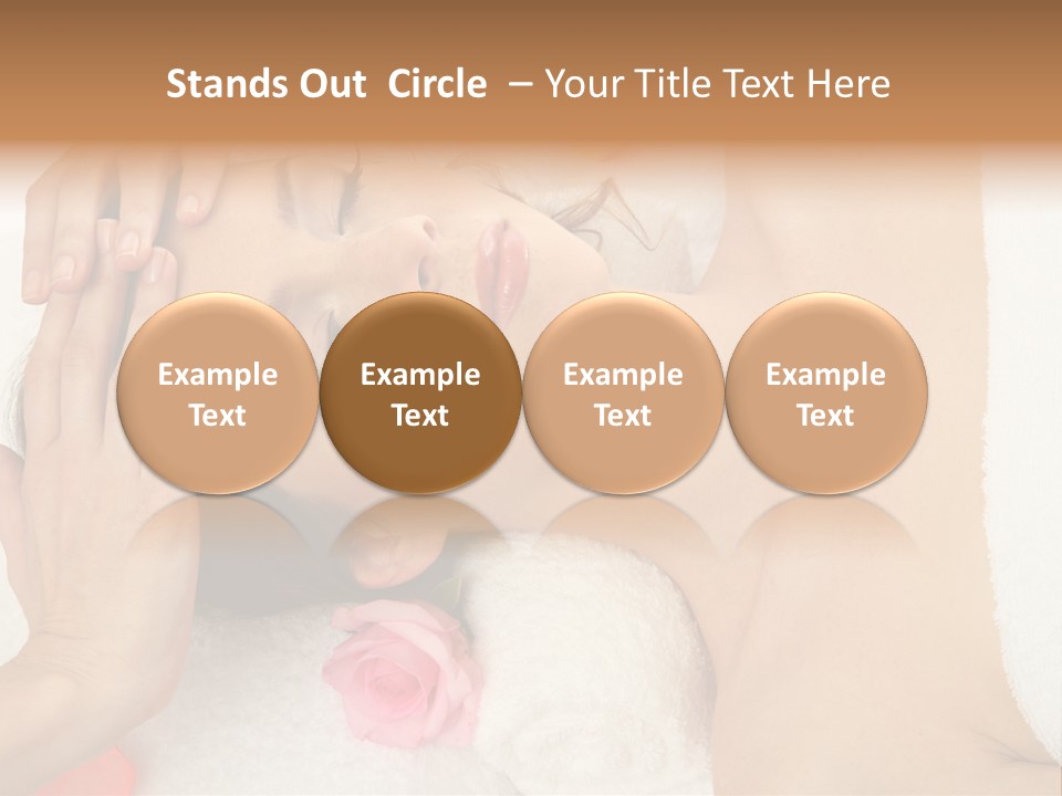 Masseur Hygiene Lying PowerPoint Template