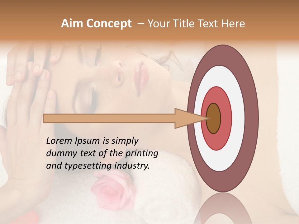 Masseur Hygiene Lying PowerPoint Template
