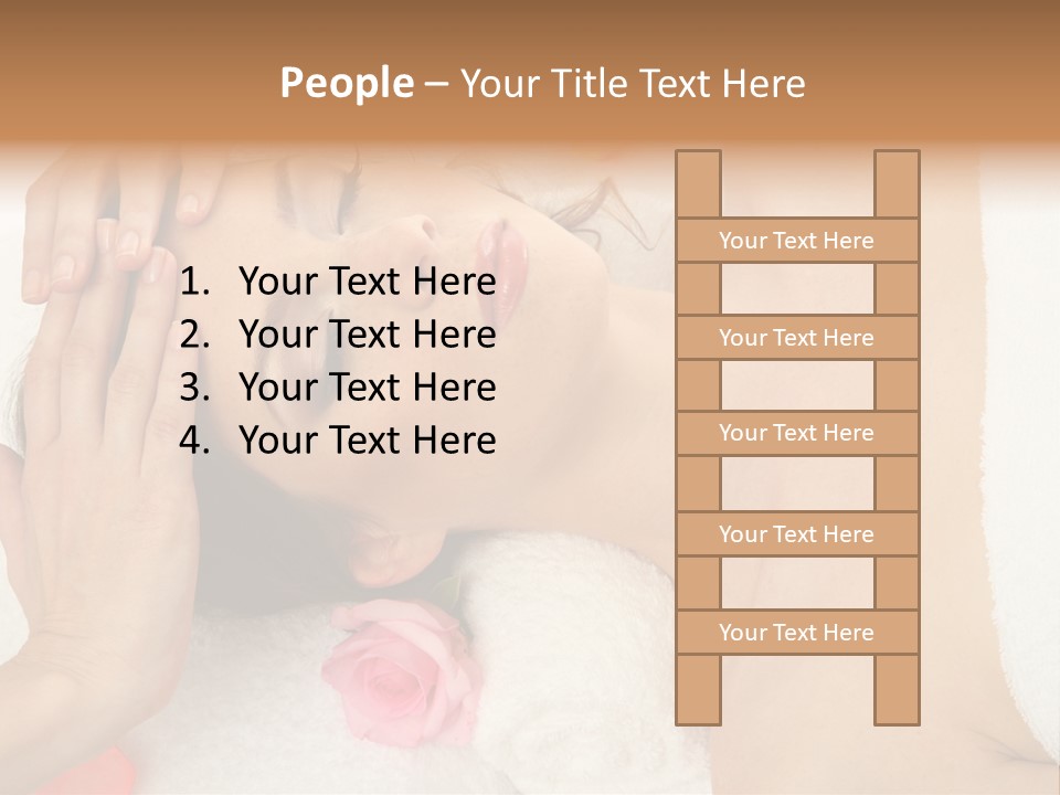 Masseur Hygiene Lying PowerPoint Template