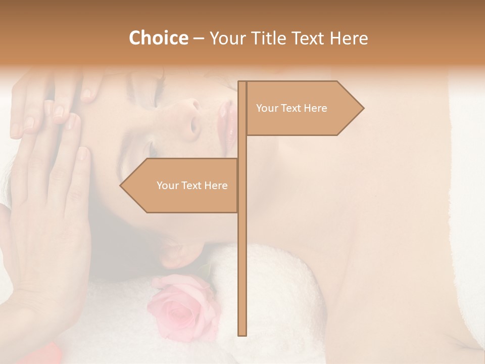 Masseur Hygiene Lying PowerPoint Template