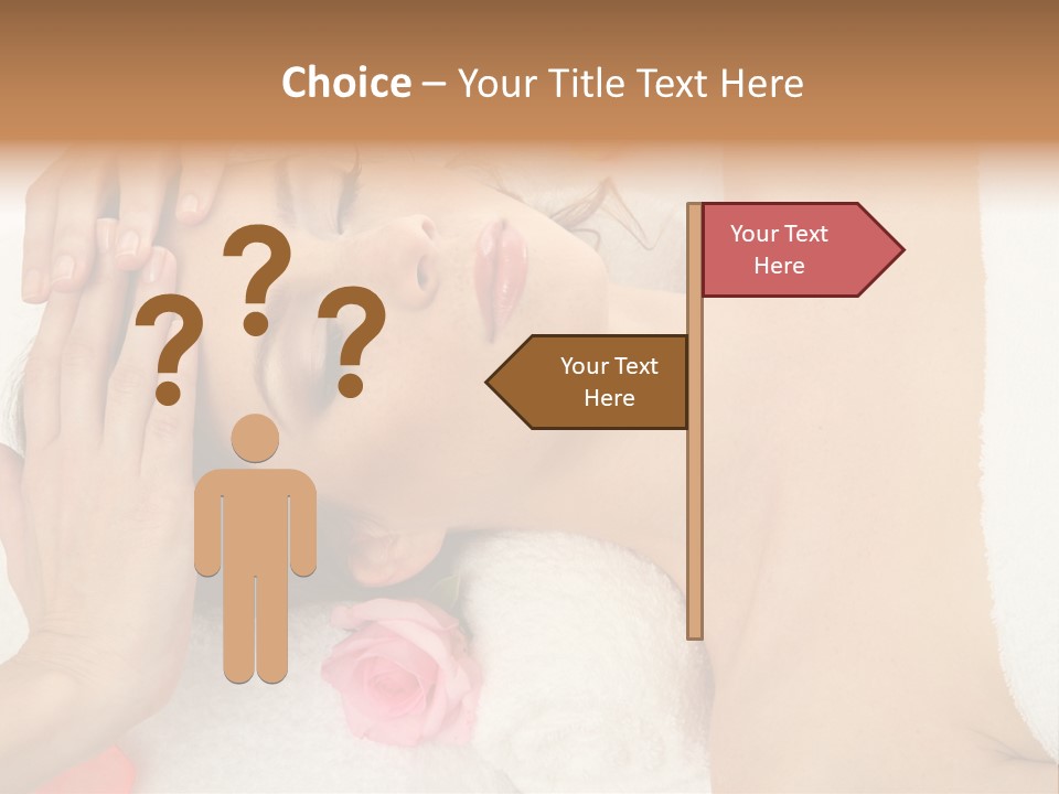 Masseur Hygiene Lying PowerPoint Template
