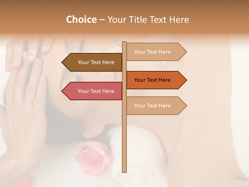 Masseur Hygiene Lying PowerPoint Template