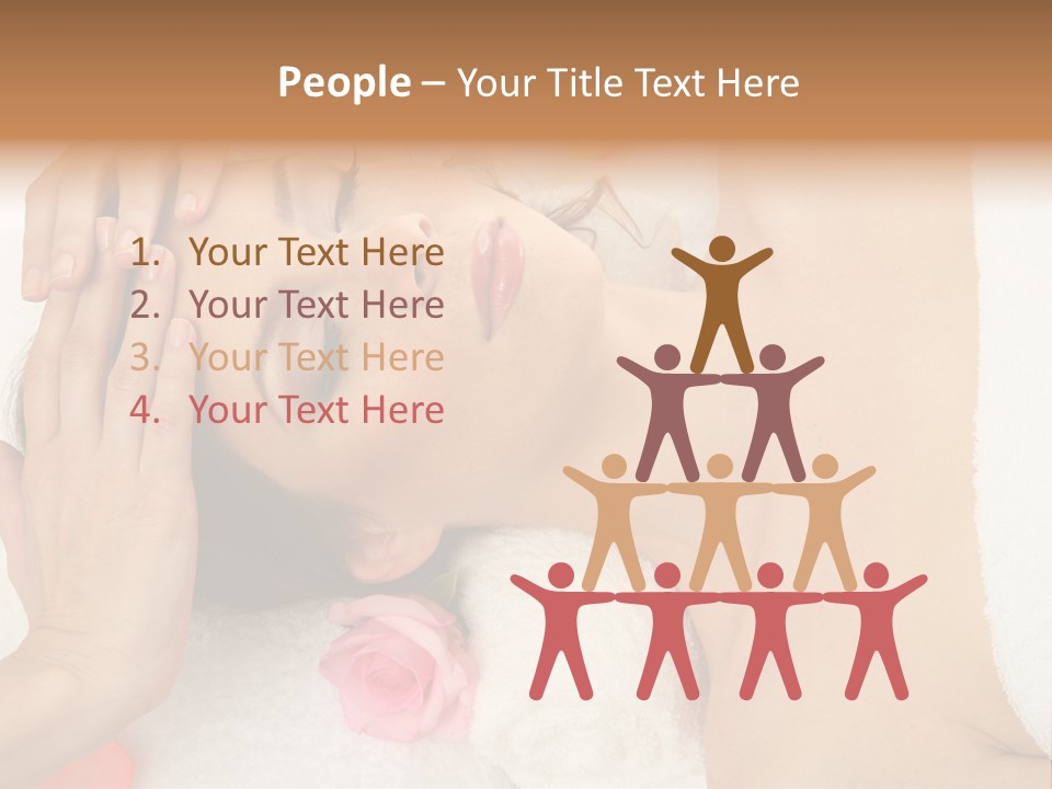 Masseur Hygiene Lying PowerPoint Template