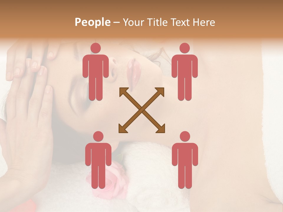 Masseur Hygiene Lying PowerPoint Template