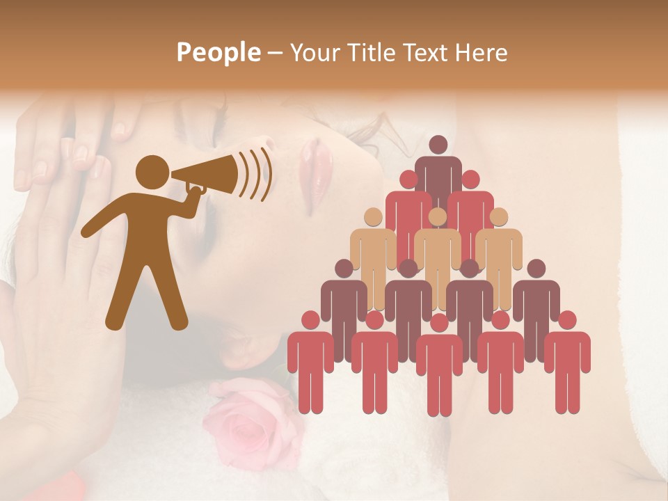 Masseur Hygiene Lying PowerPoint Template