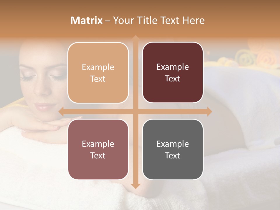 Young Girl Human PowerPoint Template