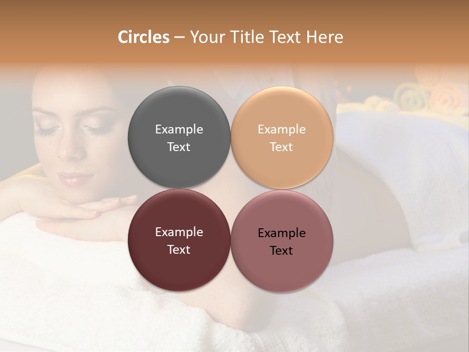 Young Girl Human PowerPoint Template