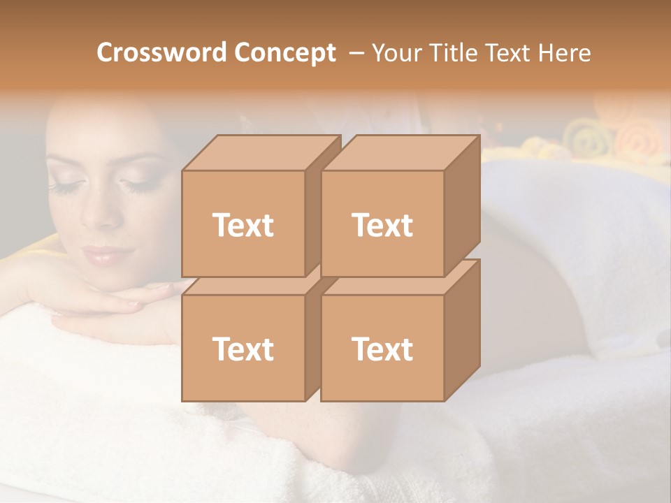 Young Girl Human PowerPoint Template