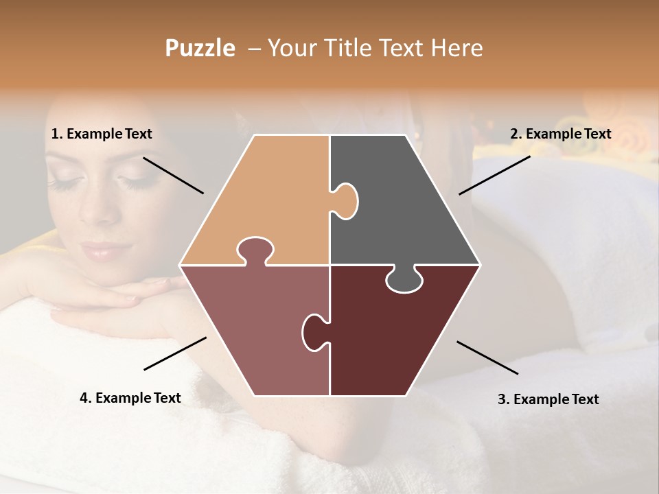 Young Girl Human PowerPoint Template