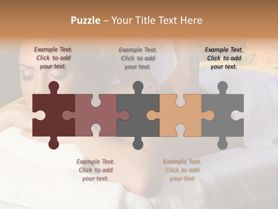 Young Girl Human PowerPoint Template