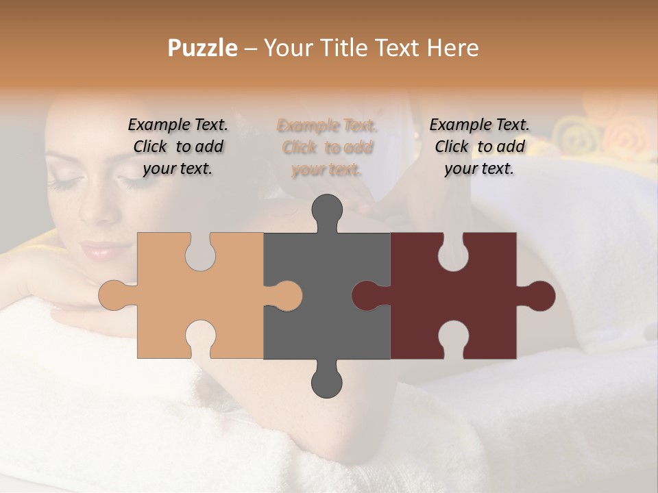 Young Girl Human PowerPoint Template