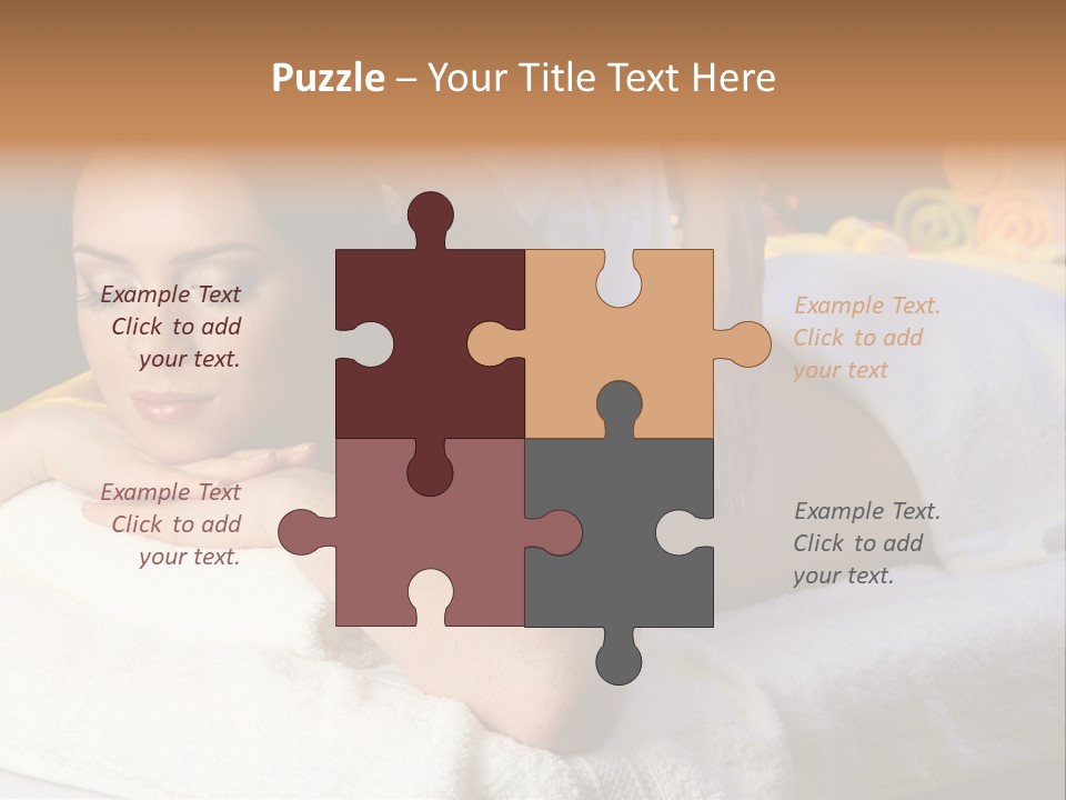 Young Girl Human PowerPoint Template