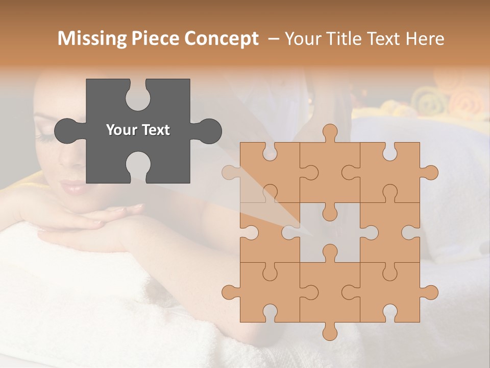 Young Girl Human PowerPoint Template