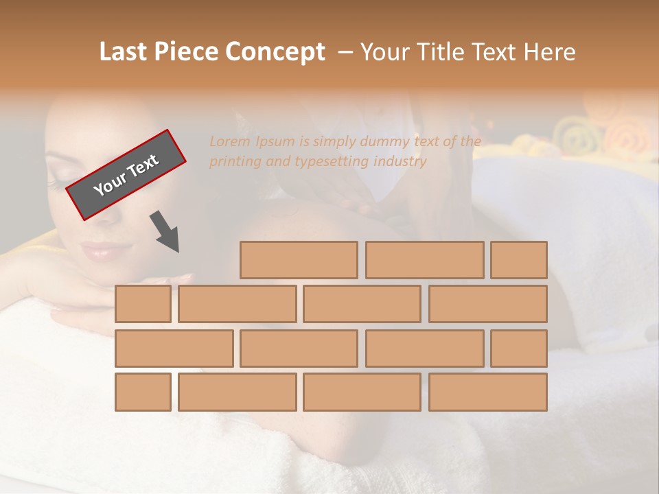 Young Girl Human PowerPoint Template