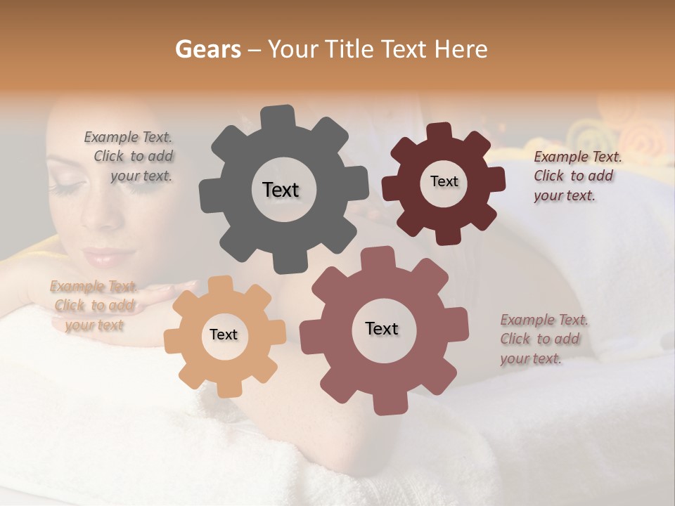 Young Girl Human PowerPoint Template