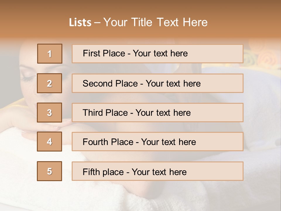 Young Girl Human PowerPoint Template