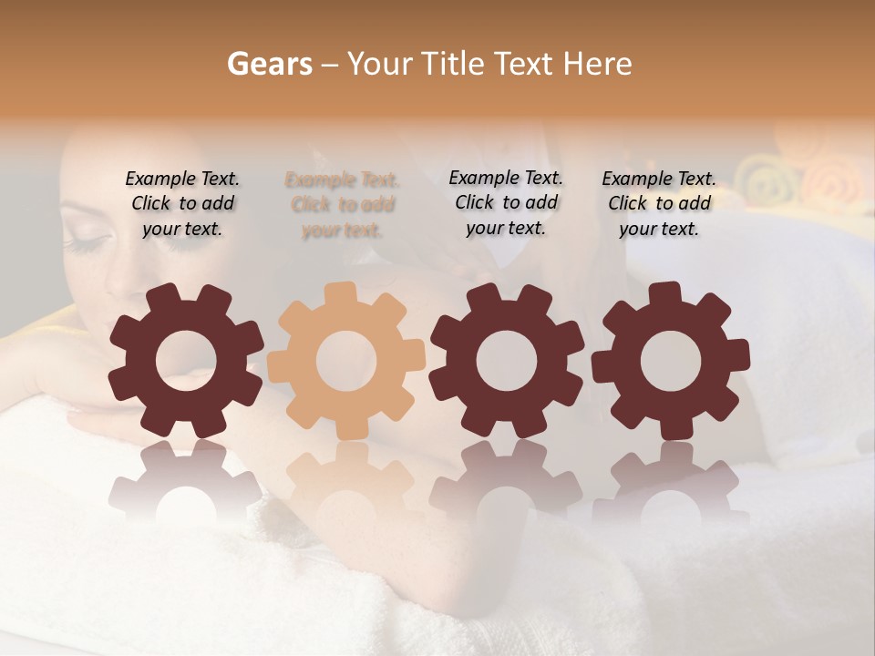 Young Girl Human PowerPoint Template