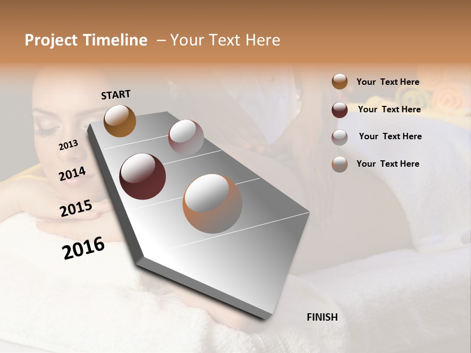Young Girl Human PowerPoint Template