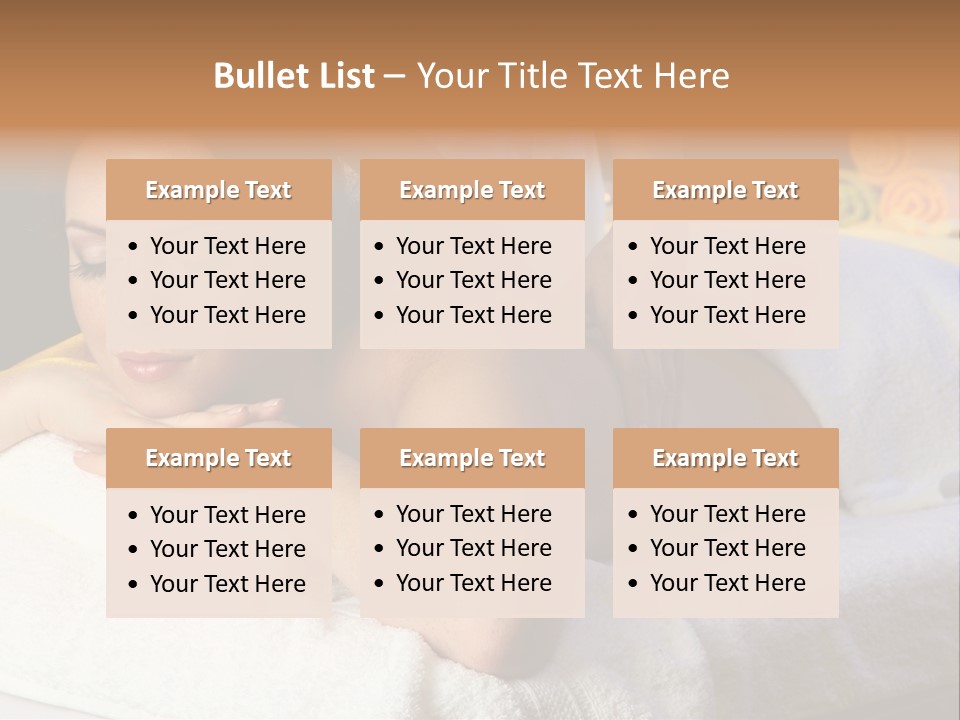 Young Girl Human PowerPoint Template