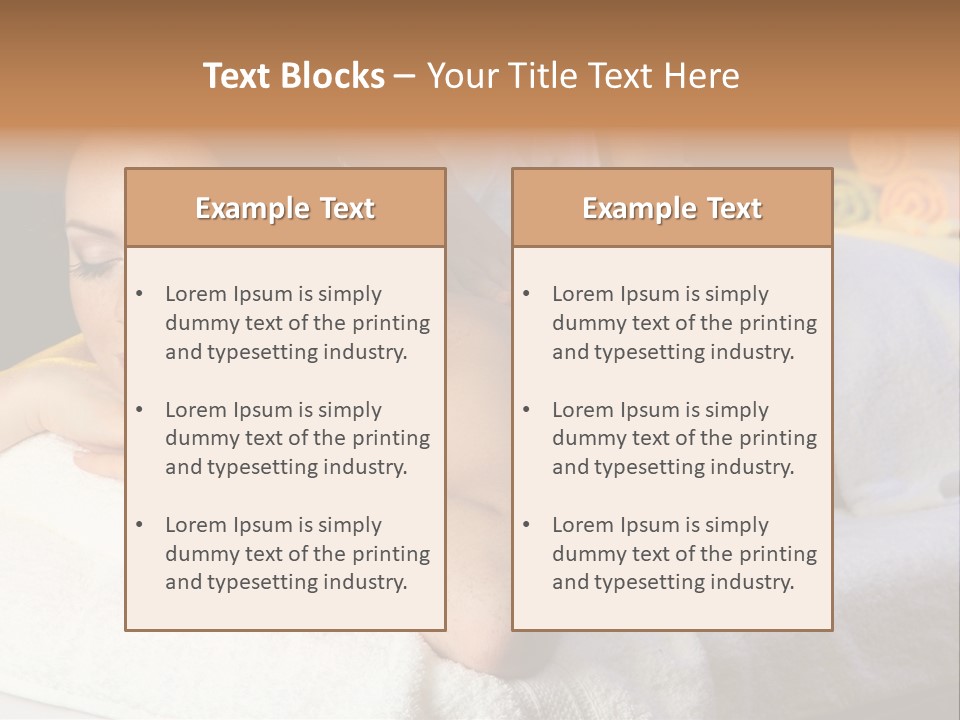 Young Girl Human PowerPoint Template