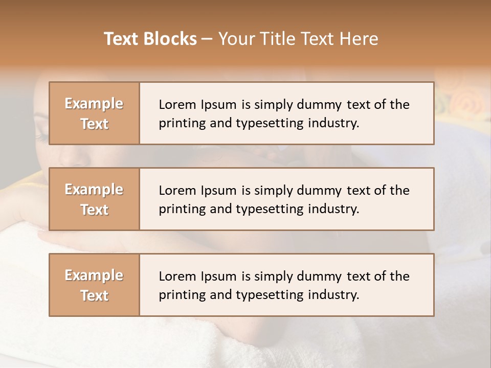 Young Girl Human PowerPoint Template