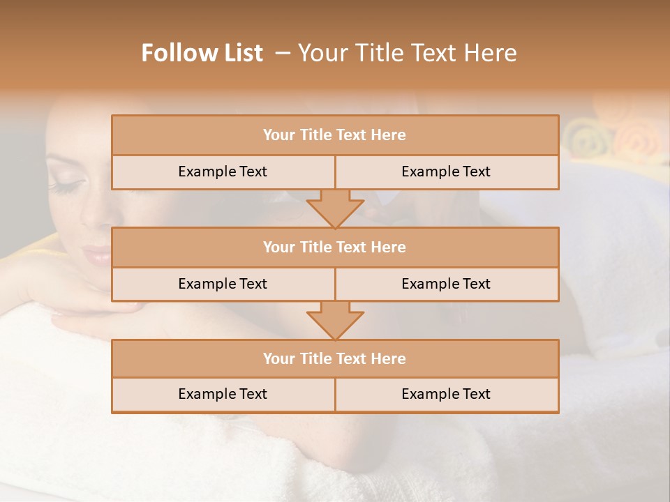 Young Girl Human PowerPoint Template