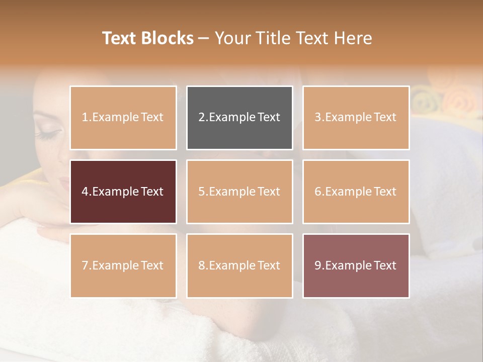 Young Girl Human PowerPoint Template