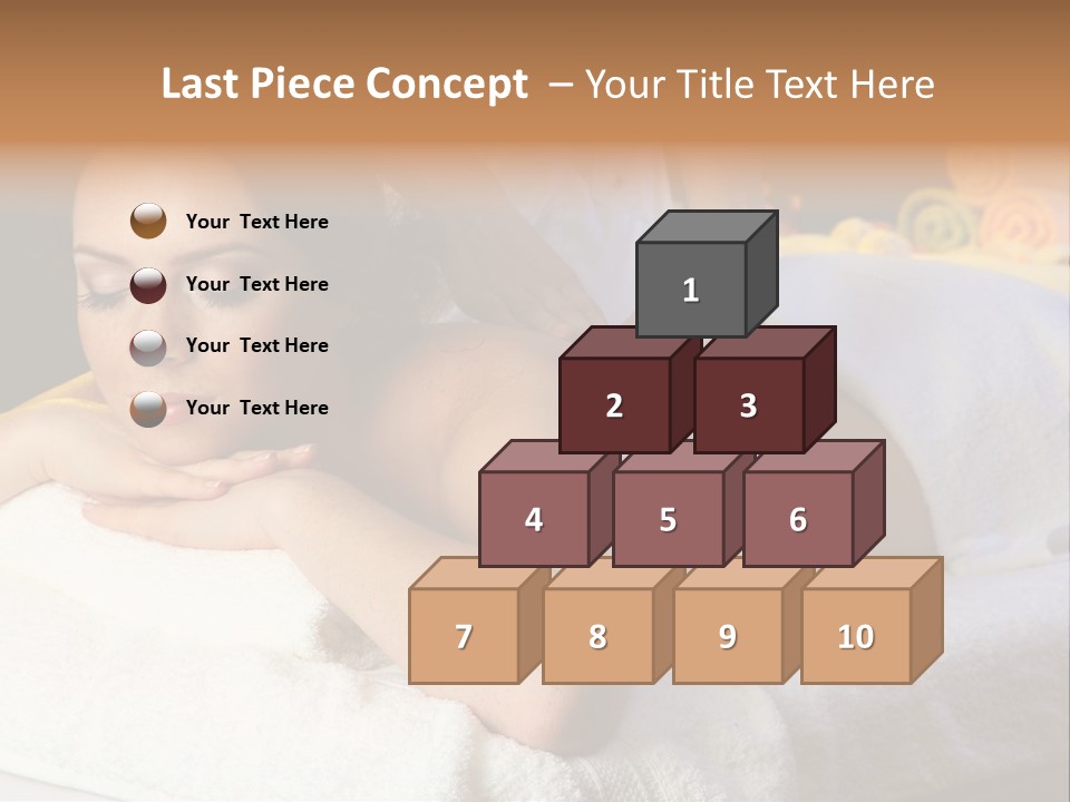 Young Girl Human PowerPoint Template