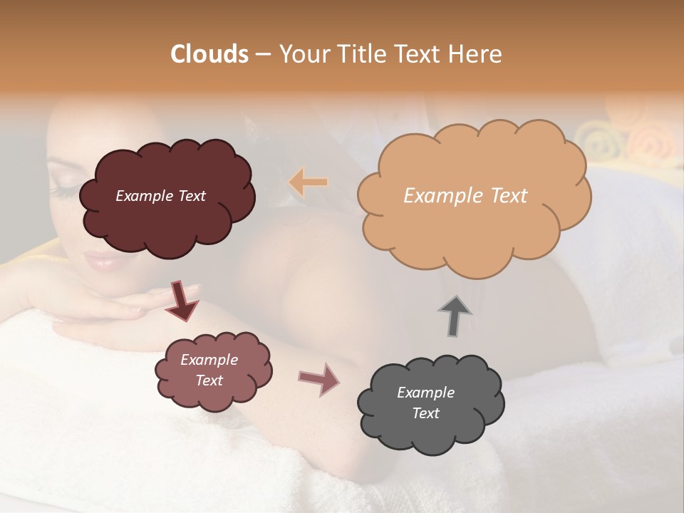 Young Girl Human PowerPoint Template