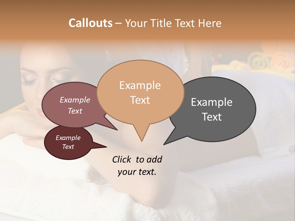 Young Girl Human PowerPoint Template