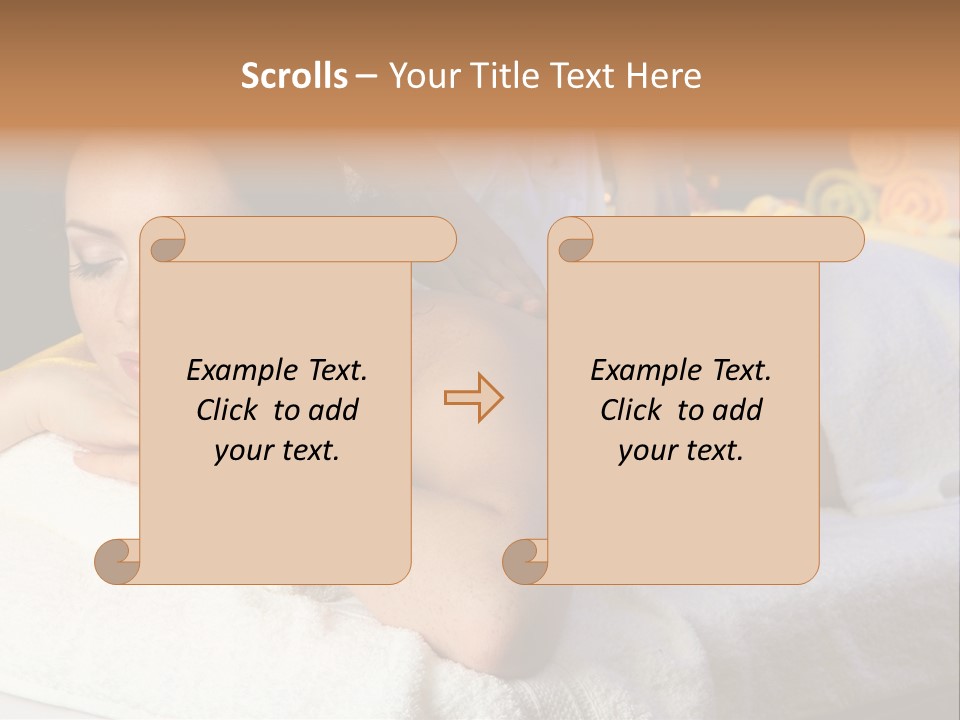 Young Girl Human PowerPoint Template