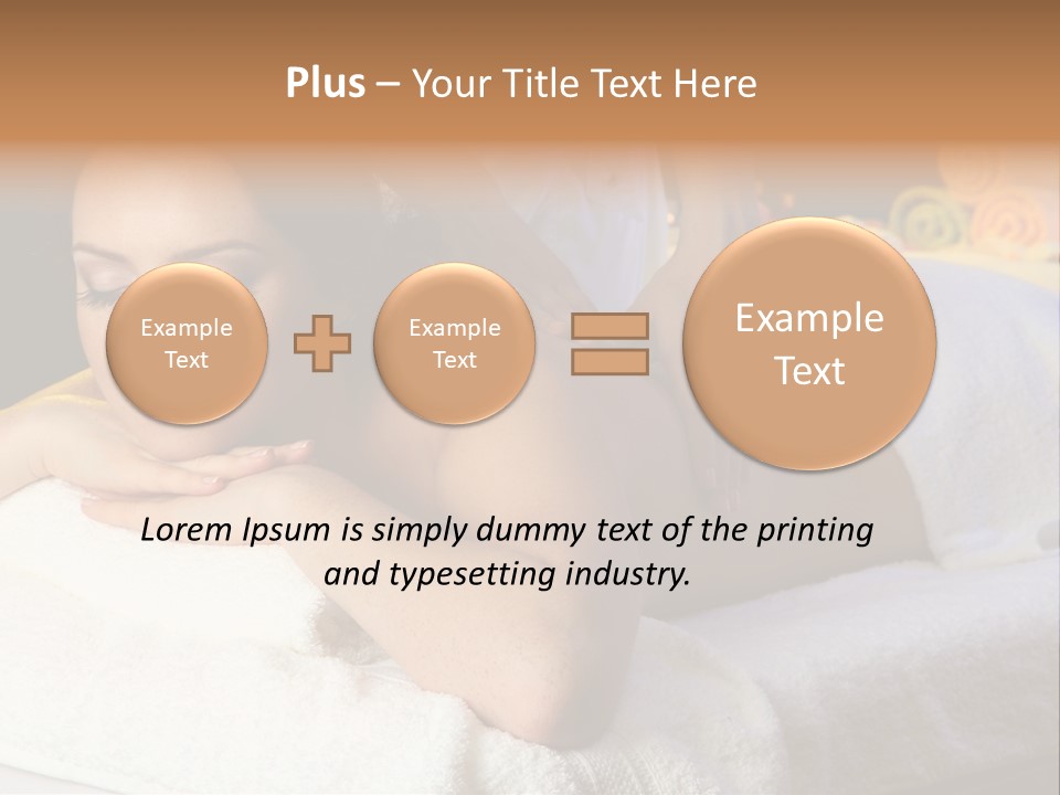 Young Girl Human PowerPoint Template
