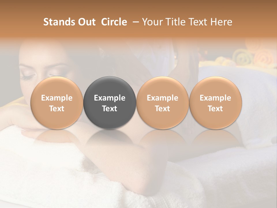 Young Girl Human PowerPoint Template