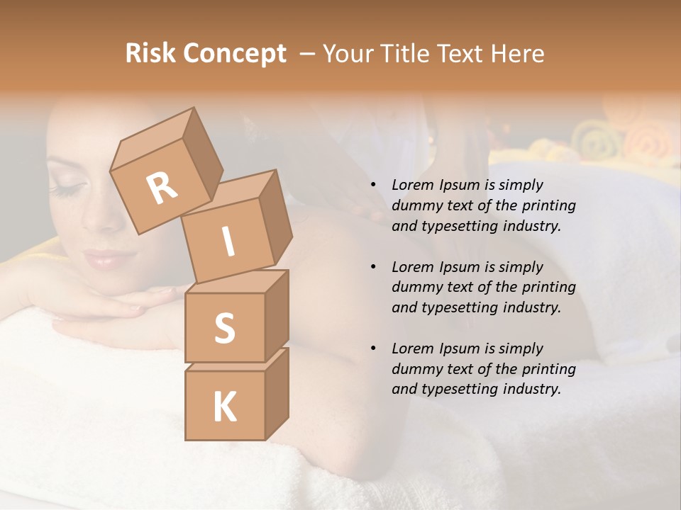 Young Girl Human PowerPoint Template