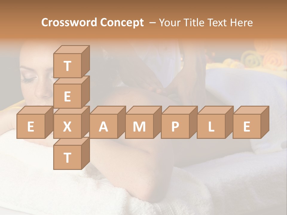 Young Girl Human PowerPoint Template