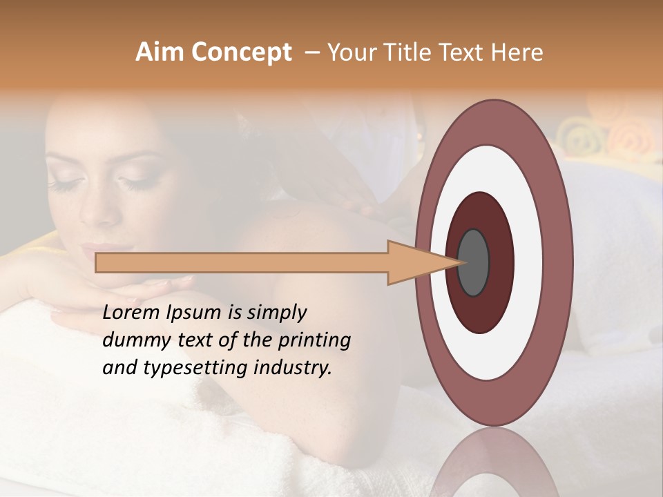 Young Girl Human PowerPoint Template