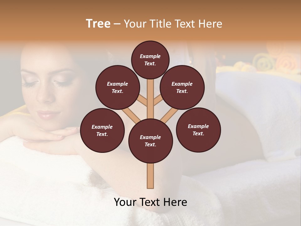 Young Girl Human PowerPoint Template