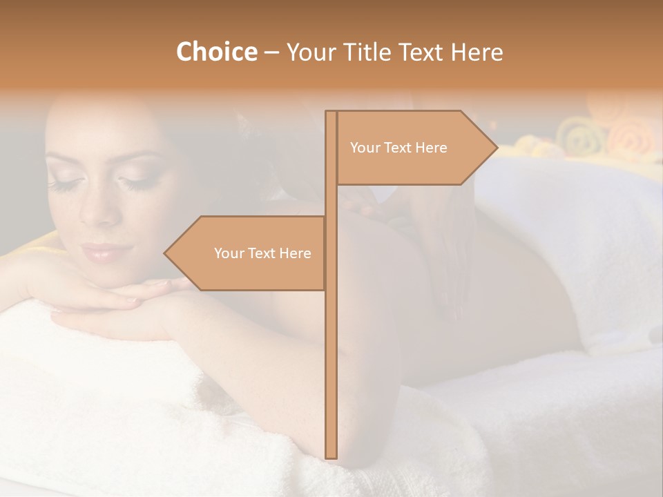 Young Girl Human PowerPoint Template