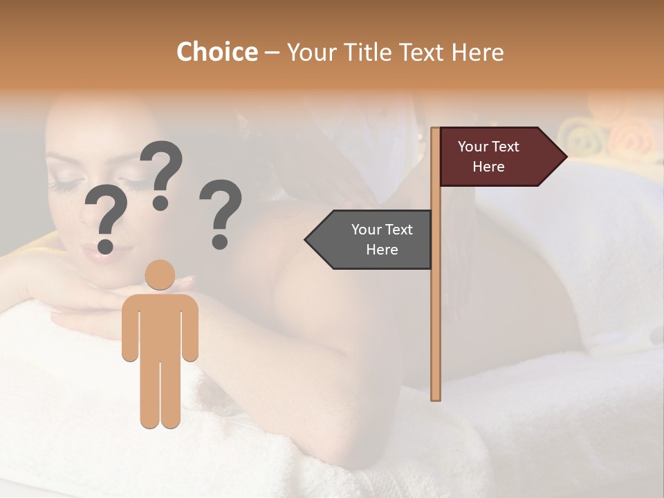 Young Girl Human PowerPoint Template