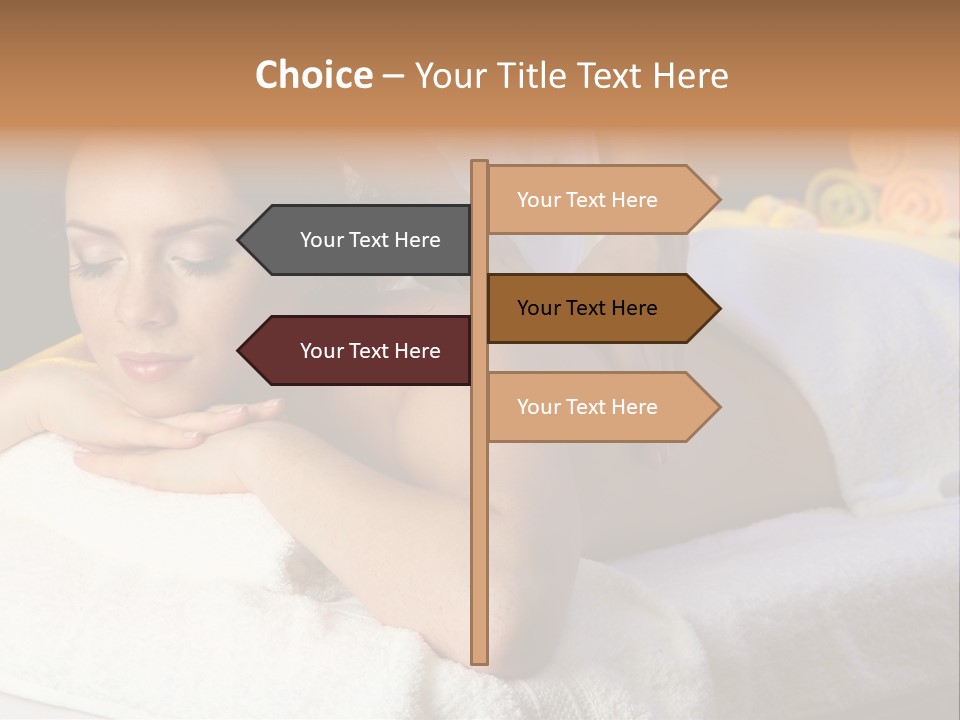 Young Girl Human PowerPoint Template