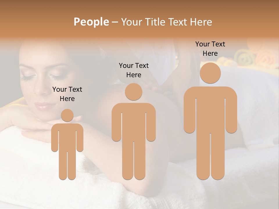 Young Girl Human PowerPoint Template