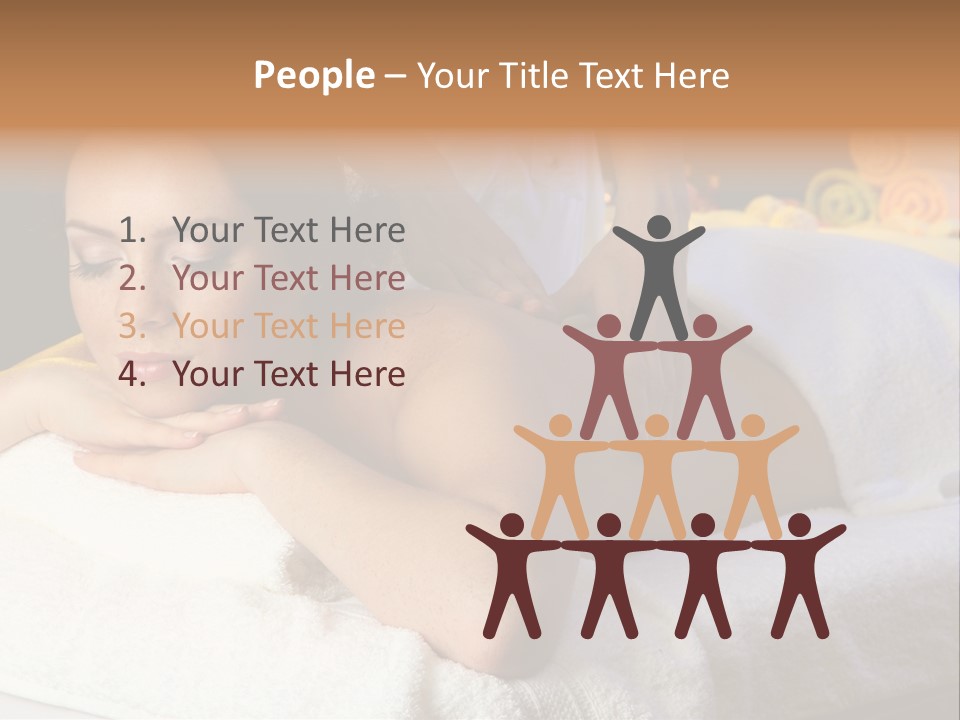 Young Girl Human PowerPoint Template